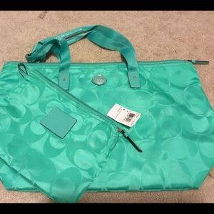 Coach tote & mini bag